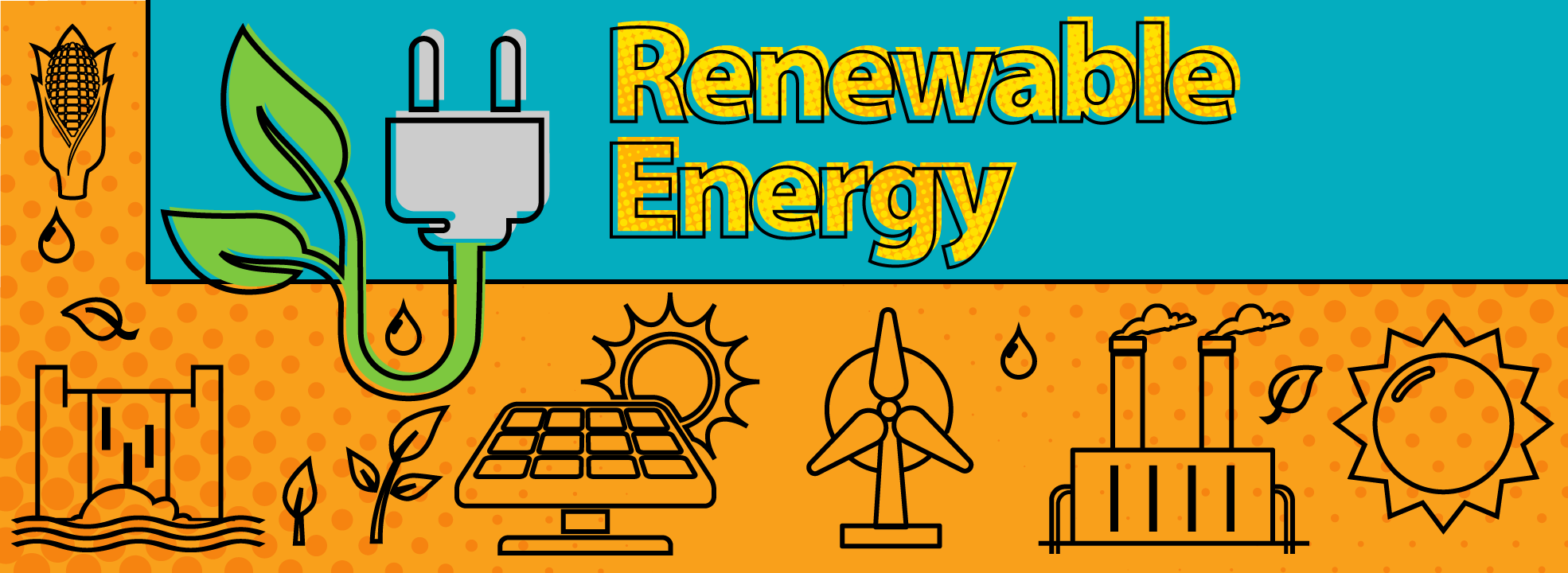 Renewable energy solar wind biomass geothermal hydropower